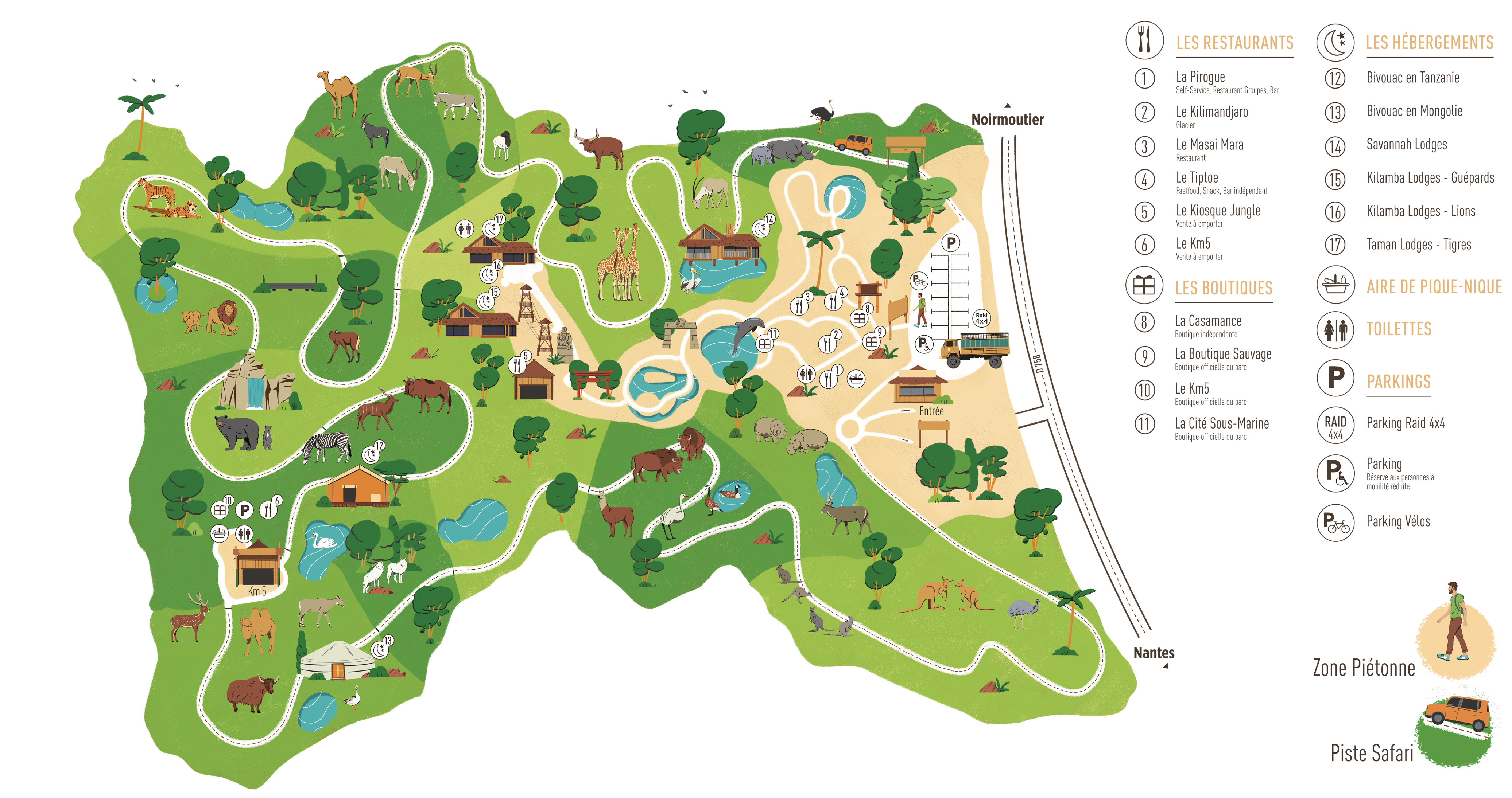 Plan du parc 2026